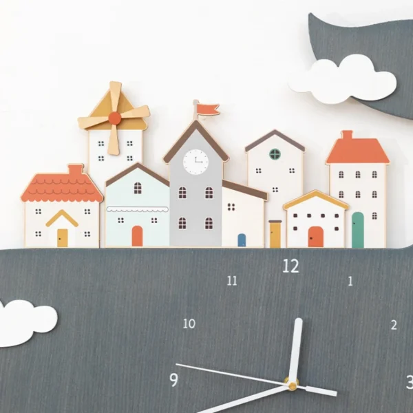 Wooden Whale Clock - Image 5
