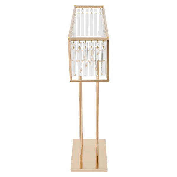 Gold Crystal Flower Stand - Image 6