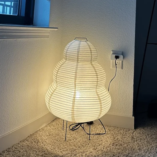 Japanese Rice Paper Lamp - Image 5