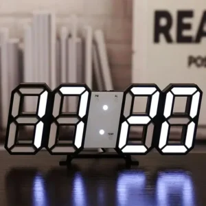 3D LED Alarm Clock