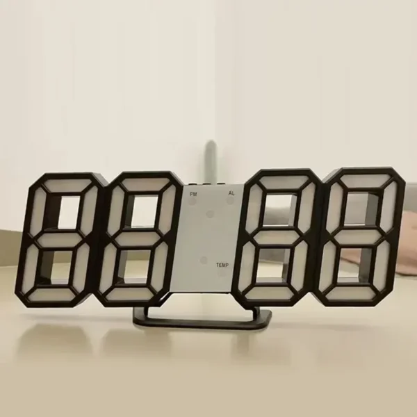 3D LED Alarm Clock - Image 6