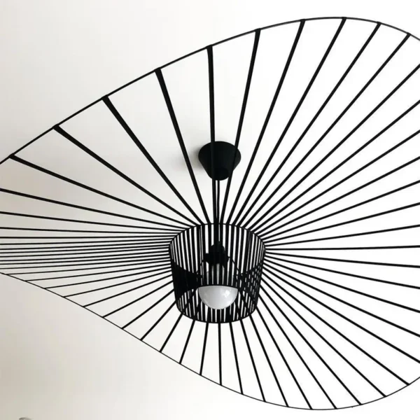 Nordic Straw Hat Lamp - Image 4